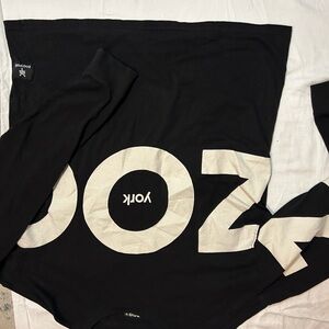 Zoo York Black Tee with White Logo